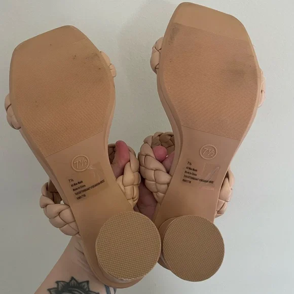 A New Day Women's Basil Mule Heels Size 7.5 - Picture 12 of 13